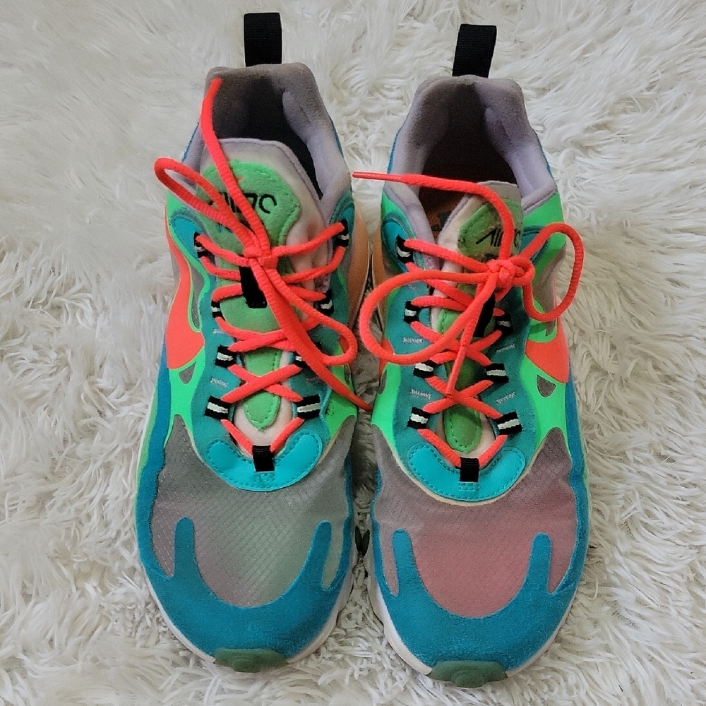 Nike Air Max 270 React Women's Sneakers - Multicolor - Picture 11 of 14